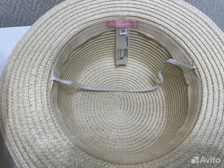 Соломенная шляпа детская (54)