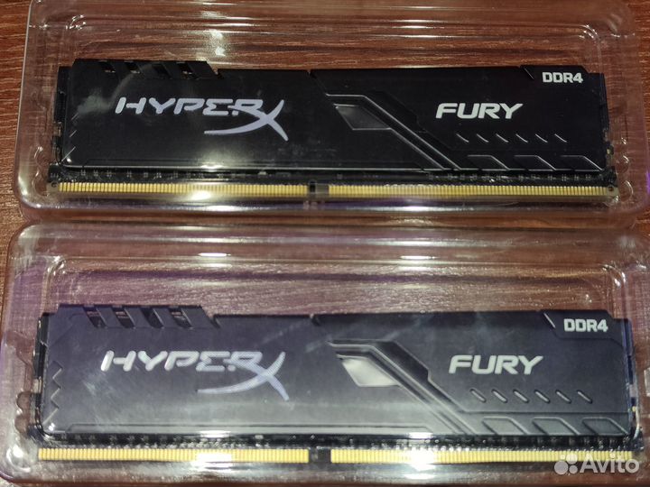 Оперативная память Kingston HyperX fury Black HX43