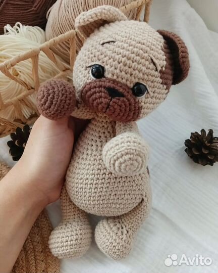 Игрушка собачка ручной работы на заказ