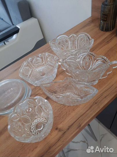 Хрустальная посуда бу