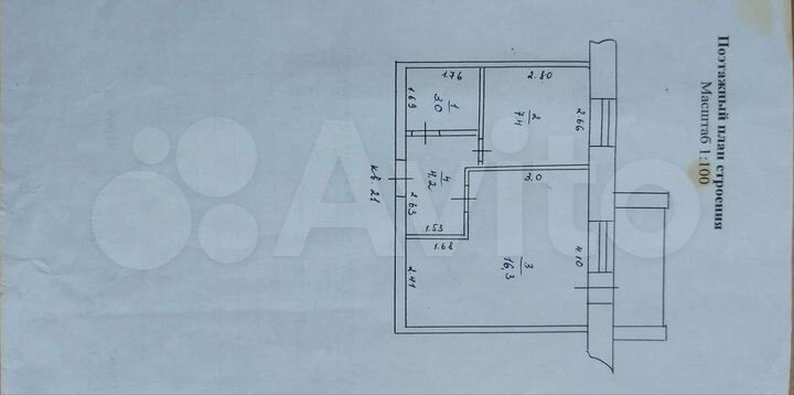 1-к. квартира, 36 м², 4/5 эт.