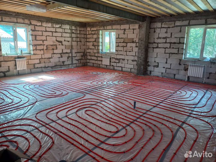 Сантехник. Монтаж отопления, теплые полы,сварка