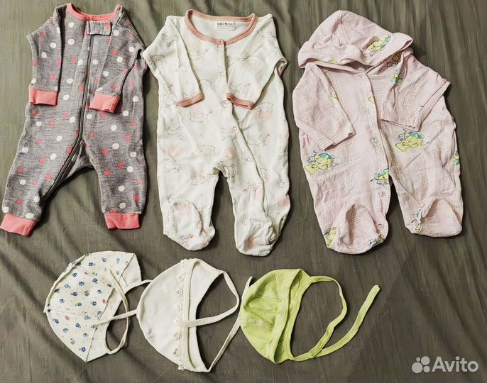 Вещи пакетом для новорожденной девочки