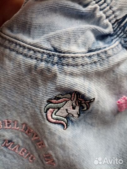 Джинсовые шорты для девочки (Новые)