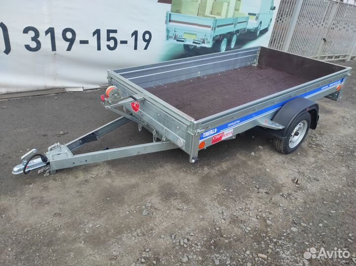 Легковой прицеп 3*1.5 с лебедкой