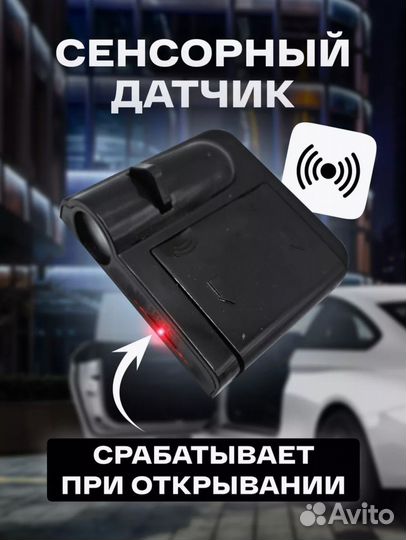 Проекция логотипа авто в двери 2 шт BMW/бмв