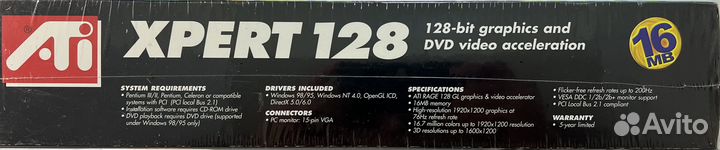 ATI Xpert 128 16Mb PCI + ATI-TV