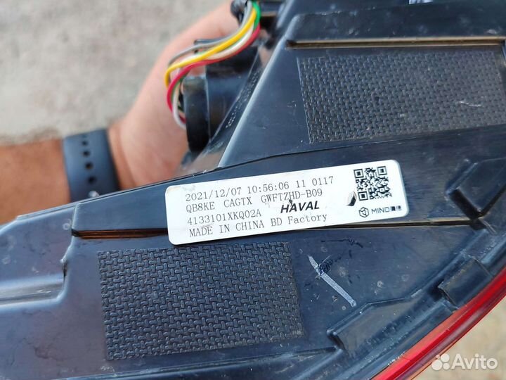 Фонарь правый в крыло Haval F7X