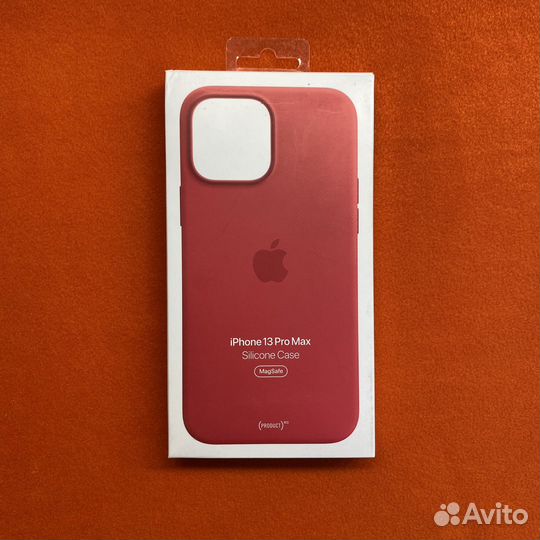 iPhone 13 Pro Max Silicone Case Red (New)