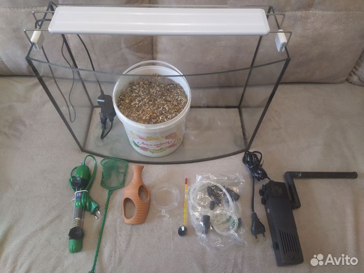 Аквариум панорамный 30 литров