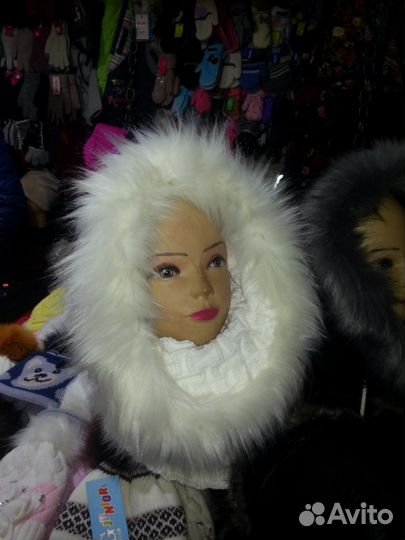 Шарф-снуд -капор