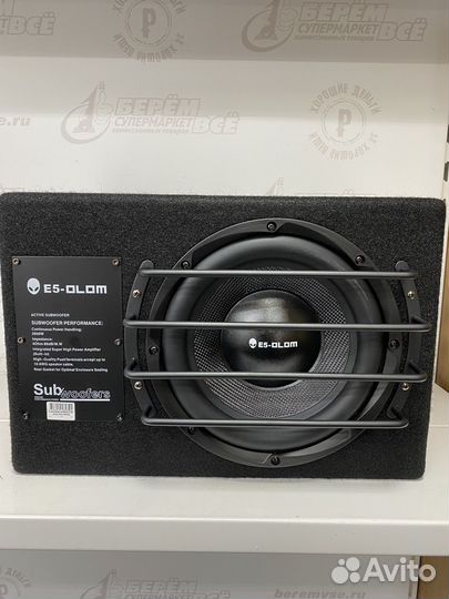 Автосабвуфер Активный Olom P10(ст,кр,мц,6)