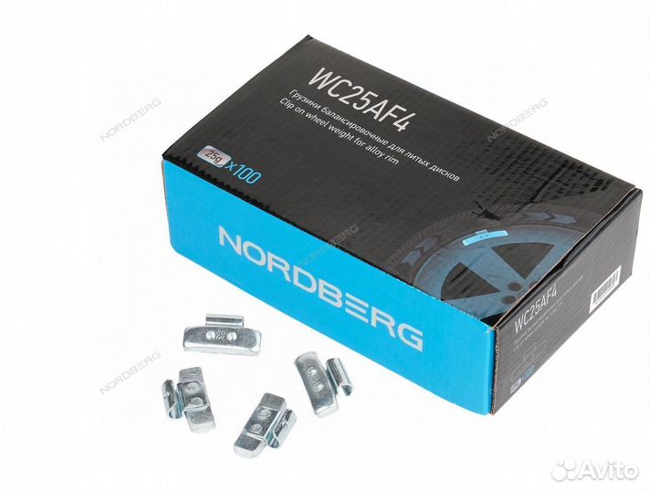 Грузики для литых дисков Fe 5 – 60 г Nordberg