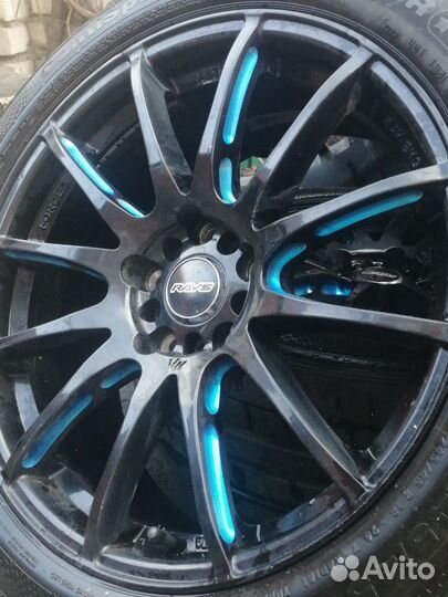 Продам диски Rays r18 чёрные
