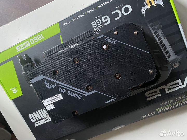Видеокарта asus tuf gaming geforce gtx 1660 super