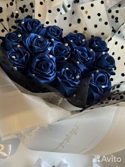 Букет из атласных лент