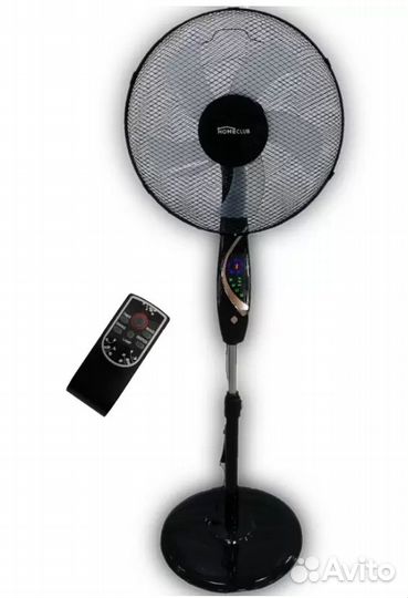 Вентилятор напольный homeclub с пультом и дисплеем