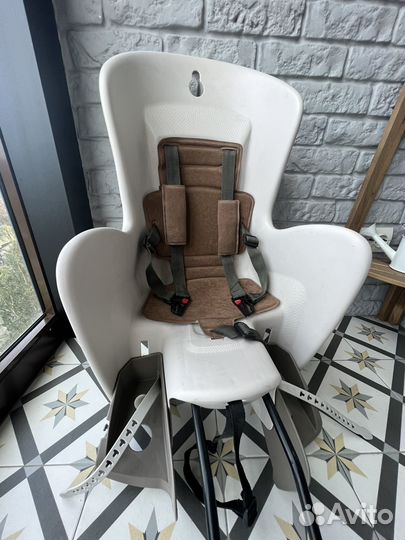 Детское кресло для велосипеда на багажник