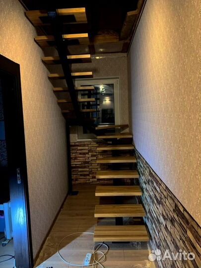 Перила деревянные с монтажем