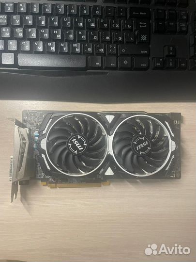 Видеокарта MSI RX 580 Armor OC 8GB