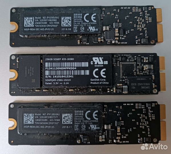 SSD MacBook 128Gb 256Gb