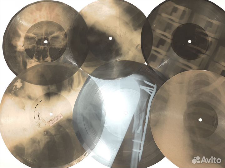 Грамзаписи музыка на рёбрах, костях самиздат