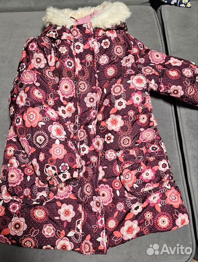 Зимняя куртка для девочки 110