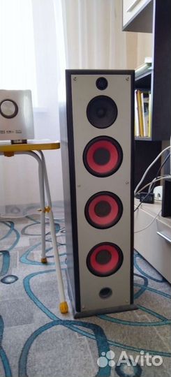 Акустические колонки + ресивер (усилитель)