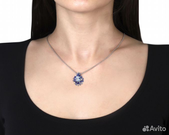 Золотой кулон-брошь Damiani Mimosa Anima