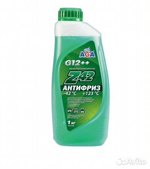 Антифриз 1 Кг /42с/ (Зелёный) AGA арт. AGA048Z