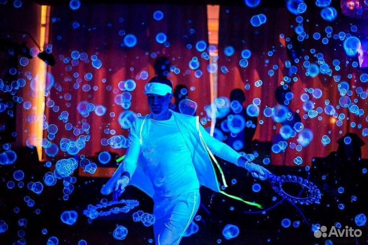 Аниматоры, серебряное шоу, бумажное шоу