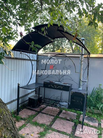 Беседка с мангалом