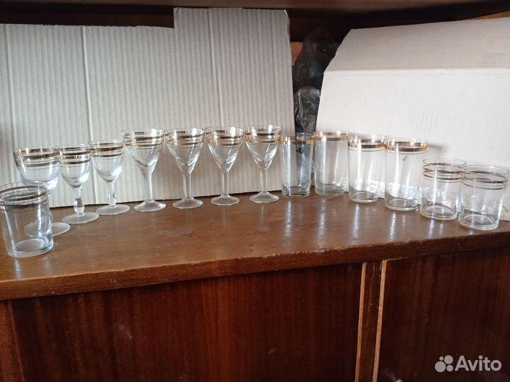 Стаканы Стопки Фужеры Рюмки СССР