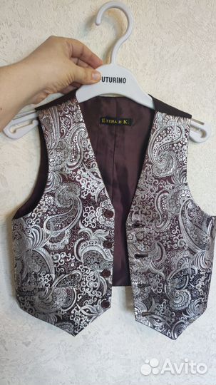 Жилетка детская на праздник, 120 или меньше