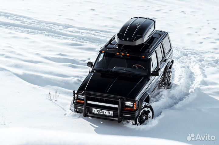 Автобокс Broomer Venture L 430л чёрный матовый