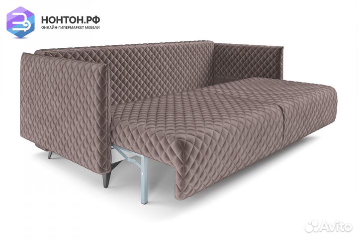 Диван тик-так Вашингтон светло-коричневый