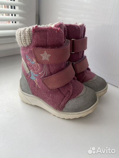 Зимние сапоги валенки Котофей для девочки 2 года