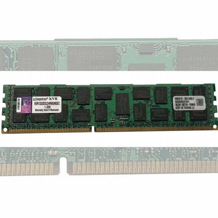 [KVR1333D3LD4R9S/8GEC] Оперативная Память Kingston Kvr1333d3ld4r9s/8gec