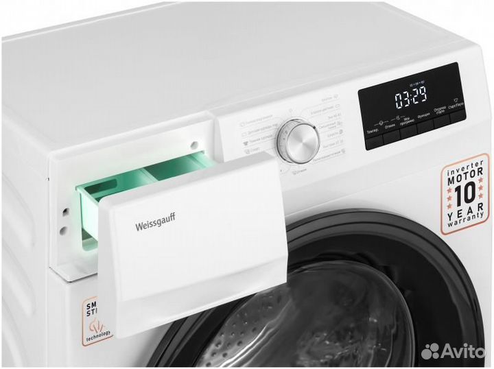 Стиральная машина Weissgauff WM 61410 Inverter Ste