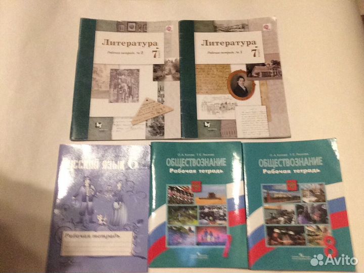 Рабочая тетрадь Общество и литература 7 кл