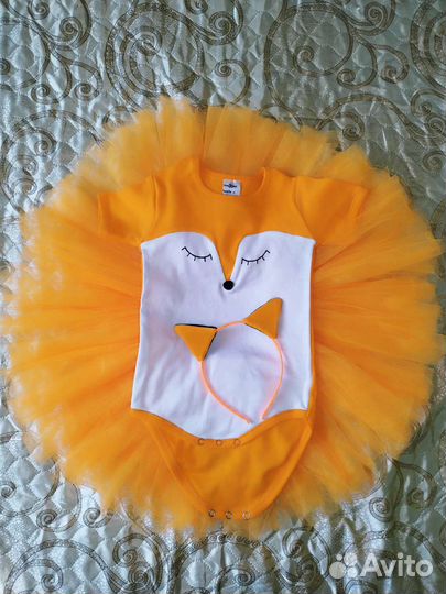 Наряд лисенка на годик для девочки