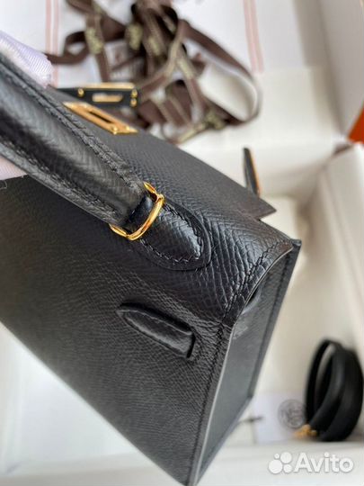 Сумка hermes kelly mini кожа hass