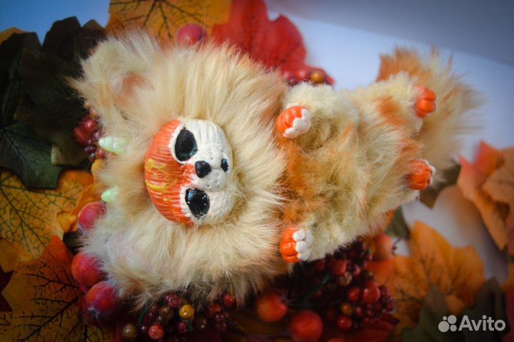 Котики-драконы ручной работы пламфы