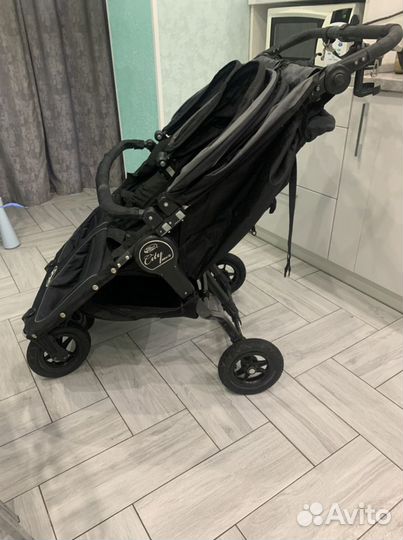 Коляска baby jogger city mini gt double для двойни
