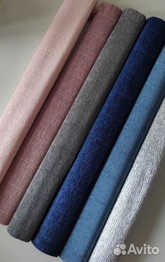 Гофрированная бумага, флористический фетр, сизаль