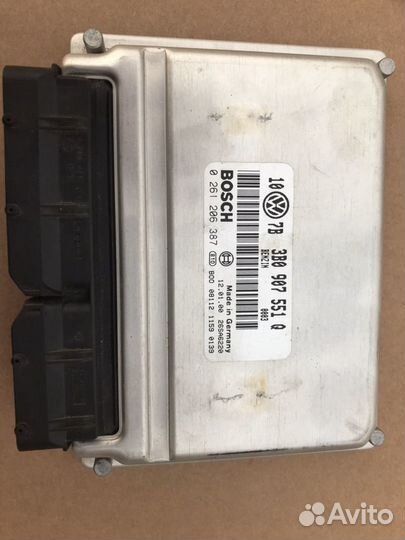 Блок управления двигателем Ауди А4 V6 (238)