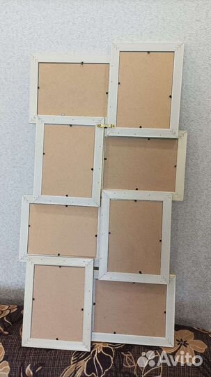 Рамка 8 фото для фотоколлажа