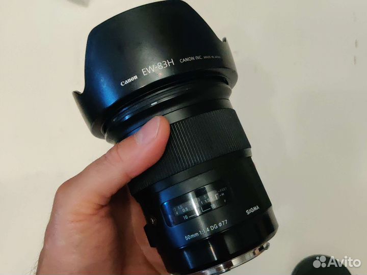 Объектив Sigma art 50 mm 1.4 Canon (Carl Zeiss)