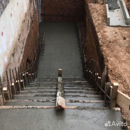 Бетон различных марок, лента 17 метров