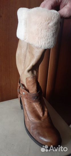 Брендовые зимние сапоги OXS р 40 Новые натур мех